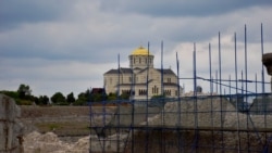 Древний Херсонес опутан строительными лесами, Свято-Владимирский кафедральный собор тоже ждет реставрация