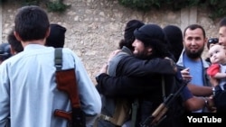 «Джихадисты из Казахстана в Сирии». Кадр с сайта YouТube. Время и место съемки неизвестно.