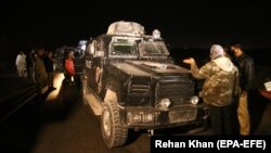 Policija na mjestu napada, Pakistan