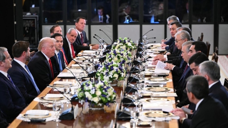 ‘Trump Route’ Touted To Central Asian Leaders During White House Meeting