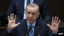 Турскиот претседaтел Реџеп Таип Ердоган