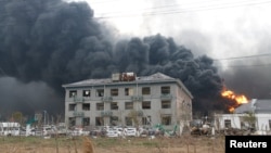 Взрыв на заводе в Яньчэне, Китай (архивное фото)