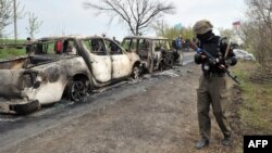 На вуліцах Славянску