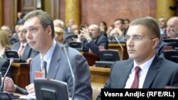 Aleksandar Vučić i Nebojša Stefanović