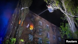 Urmările unui atac cu drone rusești în Odesa, pe 30 aprilie 2026.