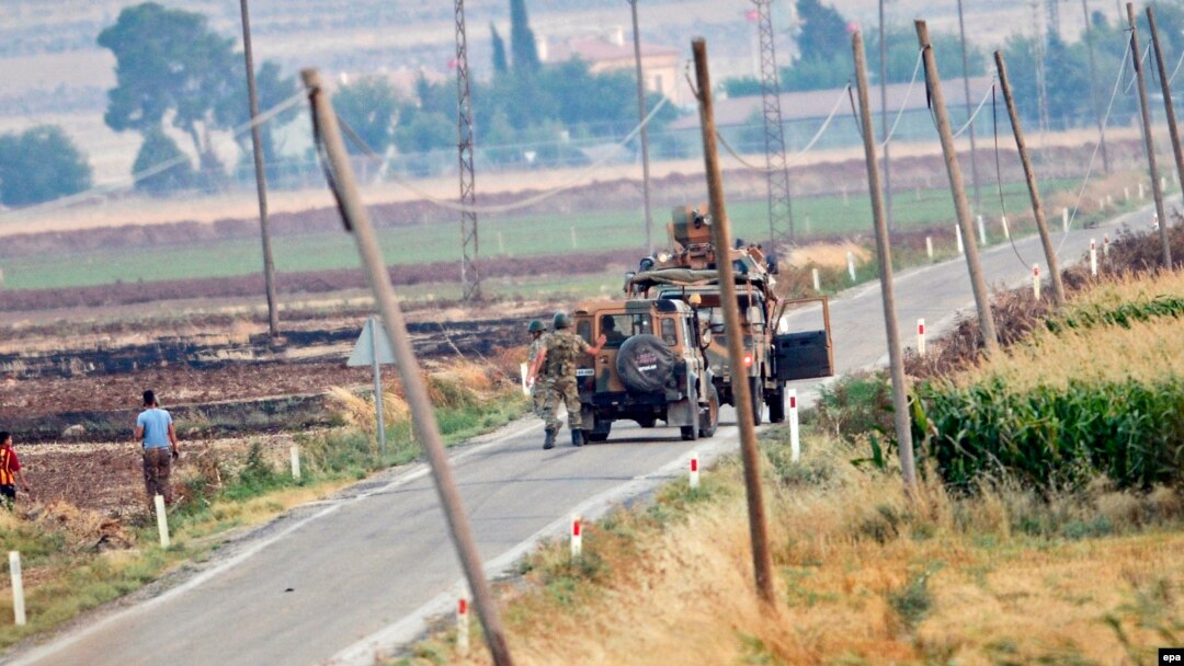 Suriya sərhədində Türkiyə tankları