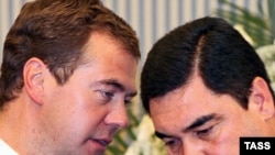 Russian President Dmitry Medvedev makes a working visit to Turkmenistan on October 21-22.