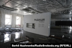 În interiorul Muzeului Național „Cernobîl”, după atacul din 24 mai 2026
