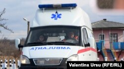 O ambulanță la Basarabeasca. 14 februarie 2021