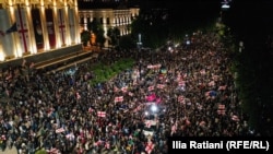 დრონით გადაღებული კადრი.