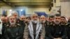 FILE - Top IRGC commanders (L-R): Ali Fadavi, Mohammadreza Naghdi, and Amirali Hajizadeh in a meeting of IRGC commander with Iran's Supreme Leader Ali Khamenei, undated.