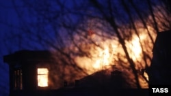 Пожар в доме Барданова, Московская область, Россия