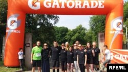 RFE/RL colleagues joined Prague Pride's LGBT charity run at Stromovka park on May 19, 2018.