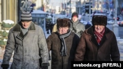 На вуліцах Менску. Ілюстрацыйнае фота