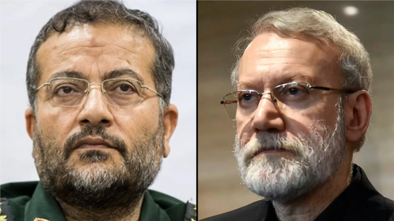 علی لاریجانی و فرمانده کل بسیج در حملات هوایی کشته شدند