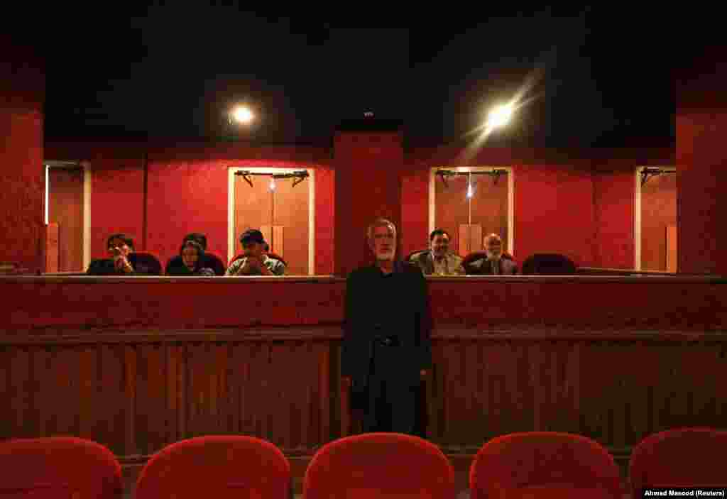 An audience awaits the premiere of Black Tulip at the Ariana Cinema on September 10, 2010. The film depicts the struggle to preserve cultural expression in Afghanistan in the face of extremist threats.