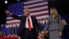 Republican candidate Donald Trump addresses supporters after declaring his victory in the United States November 5 presidential election.