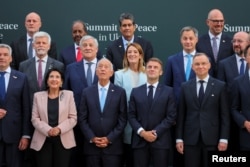 Частина учасників Глобального саміту миру у Швейцарії. 15 червня 2024 року