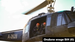 Helikopterska jedinica Oružanih snaga BiH u akciji spašavanja