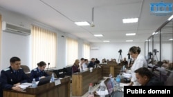 16 жастағы Шерзат Полаттың өліміне қатысты сот процесі. Талдықорған, 29 мамыр 2025 жыл. Жоғарғы соттың телеграм-парақшасынан алынған.