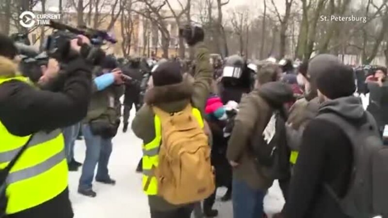 Russiýada Nawalnynyň goldawyna geçirilen protestlerde 2 müňden aşa adam saklandy (WIDEO)