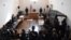 Armenia - The trial of Valery Permyakov, a Russian soldier accused of murdering seven members of an Armenian family, Gyumri, 18Jan2016.