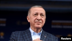 Թուրքիայի նախագահ Ռեջեփ Թայիփ Էրդողանն ընտրողների հետ հավաքում, արխիվ, Մանիսա: 