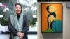 تهمینه میلانی در افتتاحیه نمایشگاه نقاشی‌اش