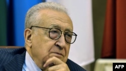 Brahimi will meet with the Syrian president