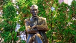 A Kyiv Statue No More: Ukrainians Debate Role Of Russian Author Mikhail Bulgakov