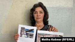 Келбинур Сидик Кытайдагы уйгыр лагерьләренең берсен күрсәтә