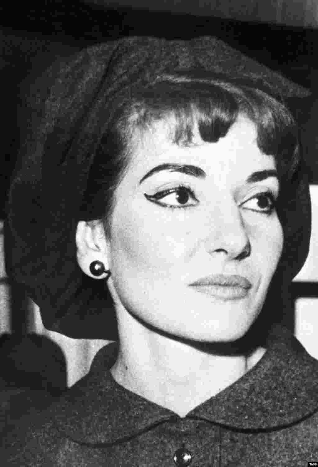 Callas, considered both a diva and a fashion icon, on June 19, 1961