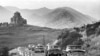 A convoy of Soviet Chaika cars glide along a road near Tbilisi, Georgia. The Chaika (&#39;Seagull&#39;) was one of several Soviet cars that were copied nearly wholesale from their Western forerunners.&nbsp;