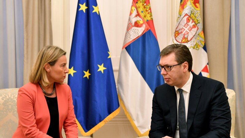 Vučić: Nezadovoljan sam reagovanjem Zapada, Mogerini korektna 