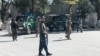 نیروهای امنیتی در محل انفجار کابل