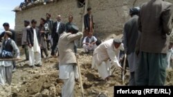 Ситуация в провинции Бадахшан после оползня, 3 мая 2014