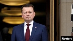 Polish Defense Minister Mariusz Blaszczak (file photo)