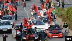 Архивска фотографија: Прослава на Денот на албанското знаме во Скопје на 25 ноември 2012 година во Скопје.