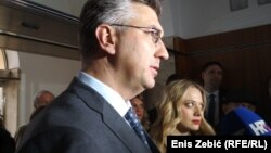 Premijer Hrvatske Plenković i pokretačica Inicijative Spasi me Jelena Veljača
