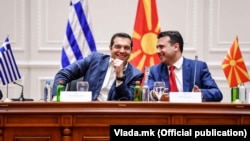 Алексис Ципрас и Зоран Заев во Скопје на прва владина средба по потпишувањето на Преспанскиот договор