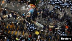 Protestat në Hong Kong, 2014.