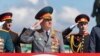 Liderul autoproclamatei Transnistrii, Vadim Krasnoselski, la parada militară din Tiraspol, 9 mai 2021.