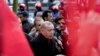 TURKEY - Turkish President Recep Tayyip Erdogan delivers a speech as he arrives for a meeting at Permanent Representation of Turkey to the European Union in Brussels on March 9, 2020