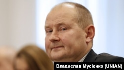 Former Ukrainian judge Mykola Chaus (file photo)