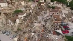 تصاویر هوایی از ویرانی‌های زلزله ایتالیا