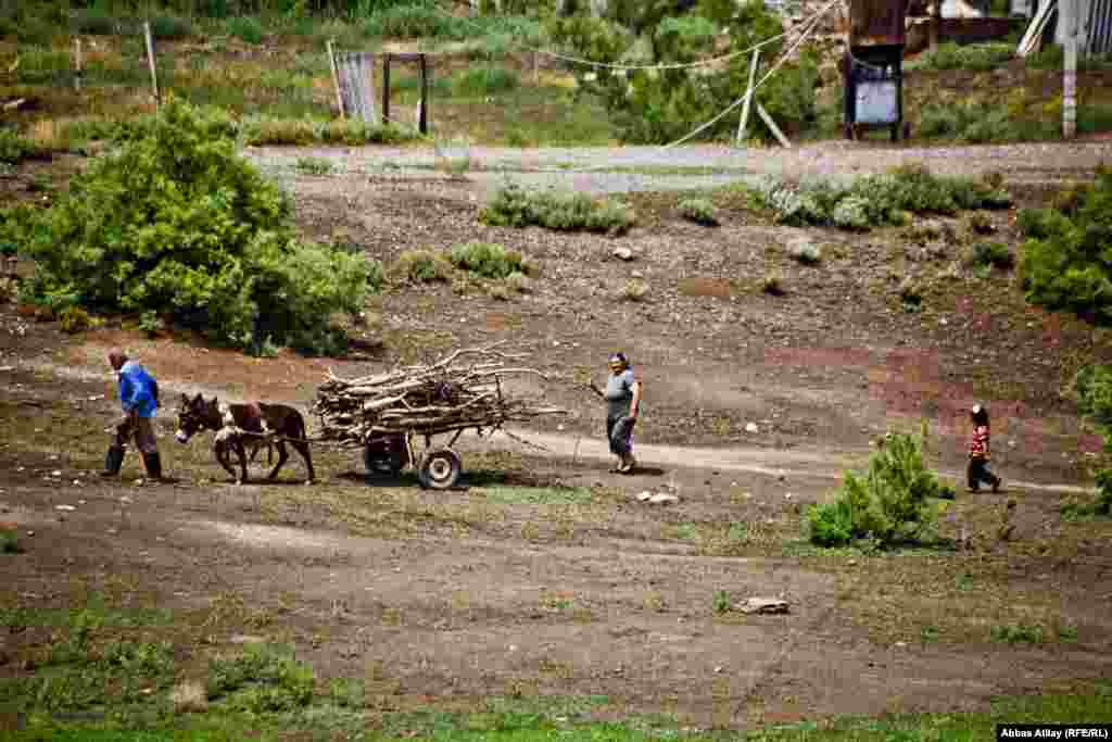 Tovuzun Girzan kəndi yaxınlığında məskunlaşan məcburi köçkün həyatı yaşayan ailə. Qış üçün odun tədarükü görən baba, nənə və nəvə Kür qırağından topladıqları odunları eşşək arabasına yükləyərək, evə gedirlər. 