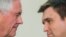 Sekretari amerikan i Shtetit, Rex Tillersondhe ministri i jashtëm i Ukrainës Pavlo Klimkin. 