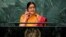 Indian Foreign Minister Sushma Swaraj (file photo)