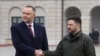 Президент Польщі Кароль Навроцький (л) і президент України Володимир Зеленський, архівне фото