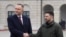Президент Польщі Кароль Навроцький (л) і президент України Володимир Зеленський, архівне фото